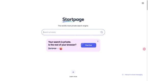 Startpage搜索入口官网 Startpage搜索引擎在线进入入口