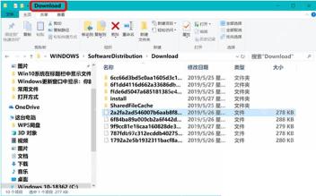 Win10 文件资源管理器标题栏只显示 Download 文件夹名