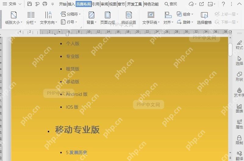 如何设置WPS文字背景？结果检查