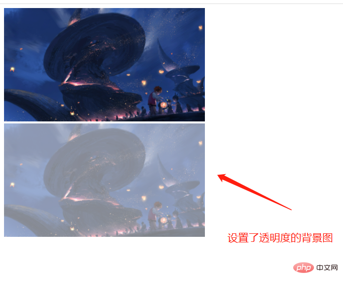 css怎么设置背景图片透明-css教程-PHP中文网