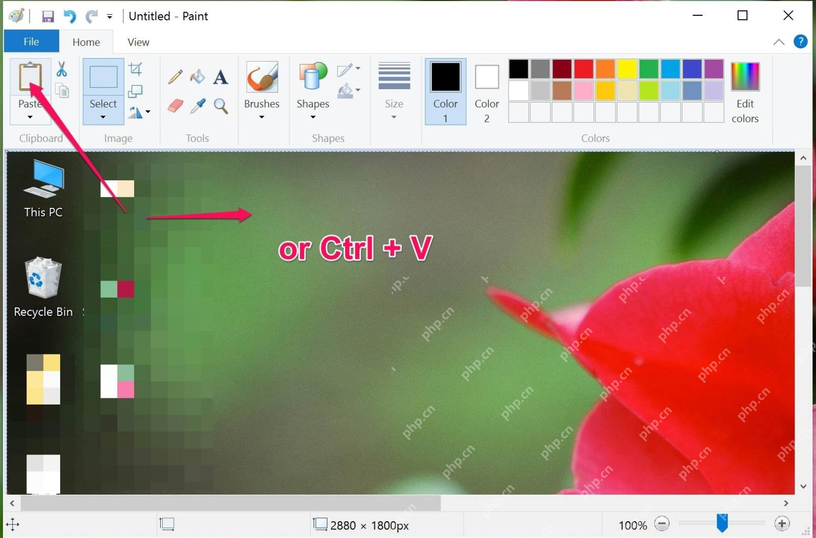 win10怎么粘贴剪贴板里的图片_win10已复制图片粘贴操作步骤 - php中文网