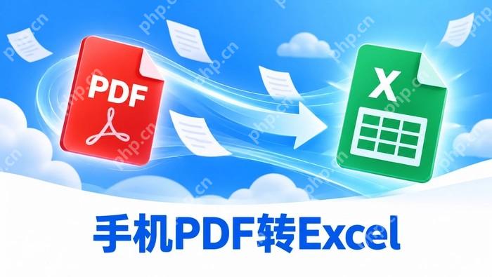手机怎么在线把PDF转成Excel?转换好的表格在哪下载