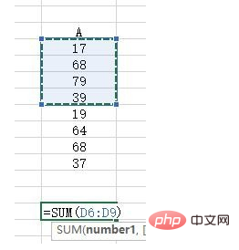 How to sum in xls