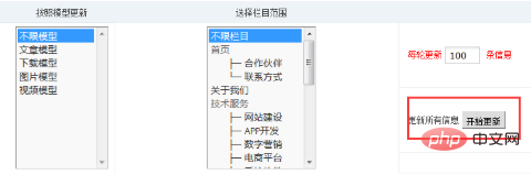 How to modify domain name in phpcms