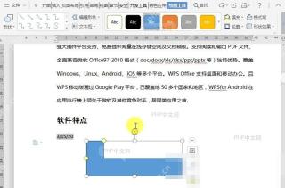 Word如何自由旋转文档中插入的对象?中间操作