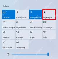 win10夜间模式在哪里打开_win10夜间显示设置入口指南 - php中文网