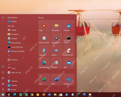 win10怎么更改开始菜单颜色_win10开始菜单主题颜色设置指南 - php中文网