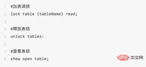 Parlons des différents modes et types de verrous dans MYSQL