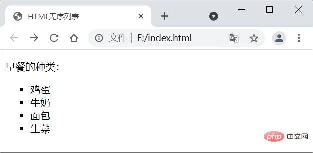 li は HTML5 の単一タグですか?