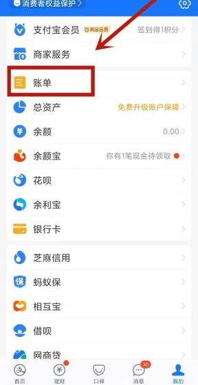 支付宝历史账单找不到怎么办