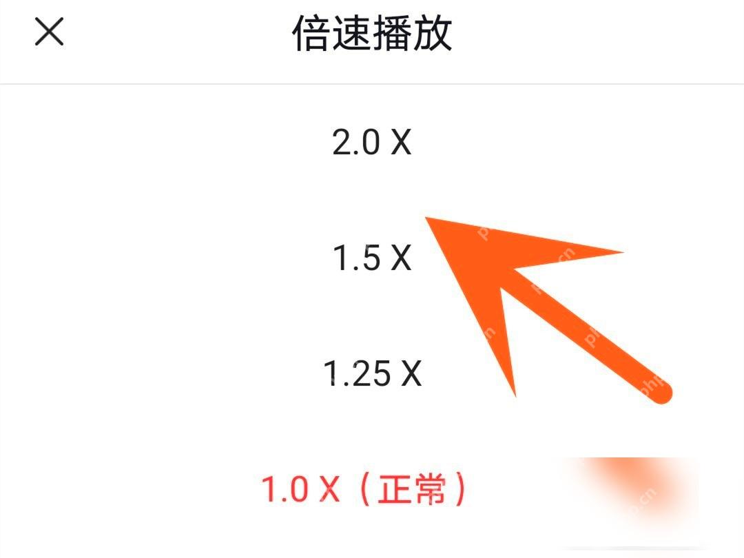 今日头条倍速播放选项