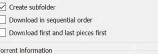 qBittorrent 添加任务窗口中 Download first and last pieces first 选项