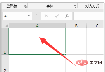 How to type when an Excel table is divided into two slashes