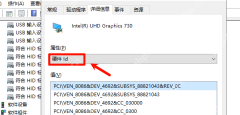 Windows查看硬件ID界面显示硬件标识信息，证明检测不到硬件时要先确认硬件 ID。