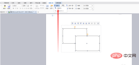 How to combine shapes in word