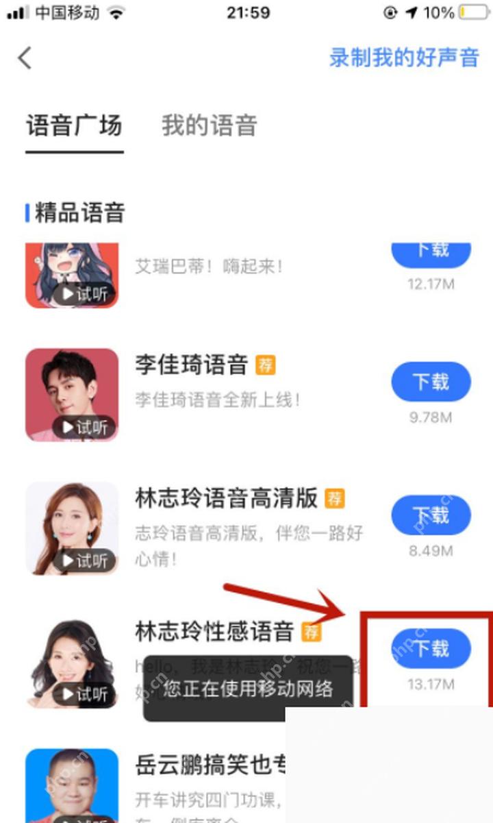 高德地图语音广场下载导航语音包