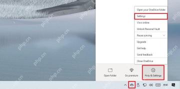 OneDrive设置入口页面显示账号和存储用量位置,用于查看空间大小