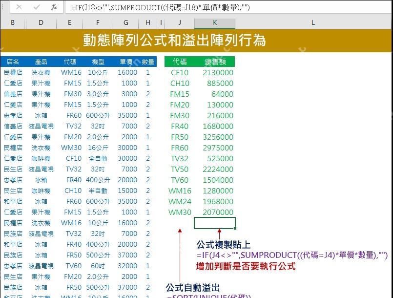 Excel数组公式用IF判断空值避免多余结果
