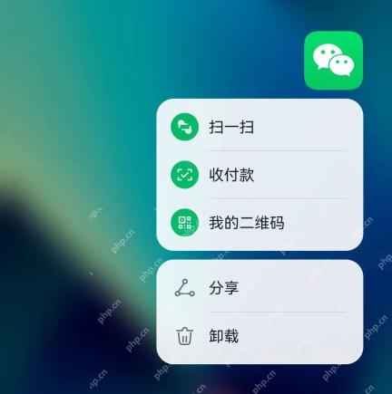 iPhone16如何快速调出微信付款码