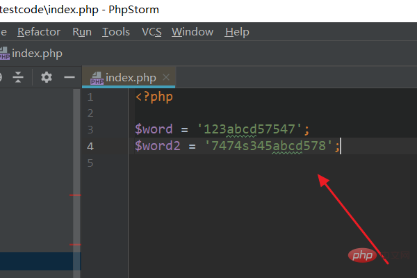 So führen Sie eine Batch-Ersetzung in PHPStorm durch