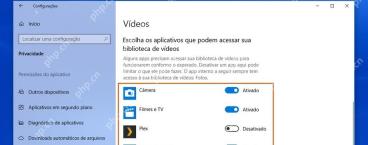Win10 Videos 页面显示视频库访问权限设置