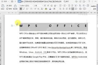 WPS如何设置文档内容分散对齐?设置效果