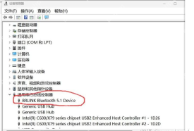 Win10 设备管理器中查看蓝牙适配器状态