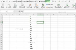 如何在表格中录入罗马数字序列?结果检查