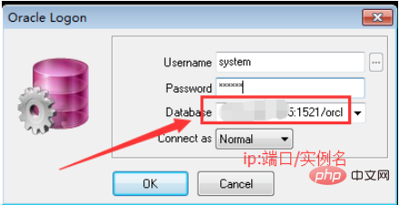 PLSQL を使用して Oracle データベースに接続するにはどうすればよいですか?