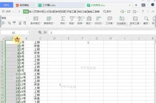 怎么快速调整单元格大小?中间操作