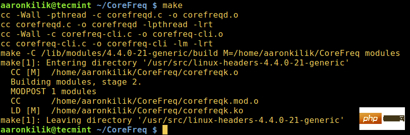 Was ist CoreFreq unter Linux?