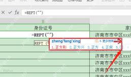 WPS 表格公式中输入空心方格符号作为 REPT 的重复文本