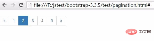 How to use bootstrap pagination