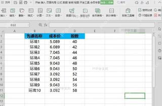 如何对表格内容进行统一的减法运算?入口位置