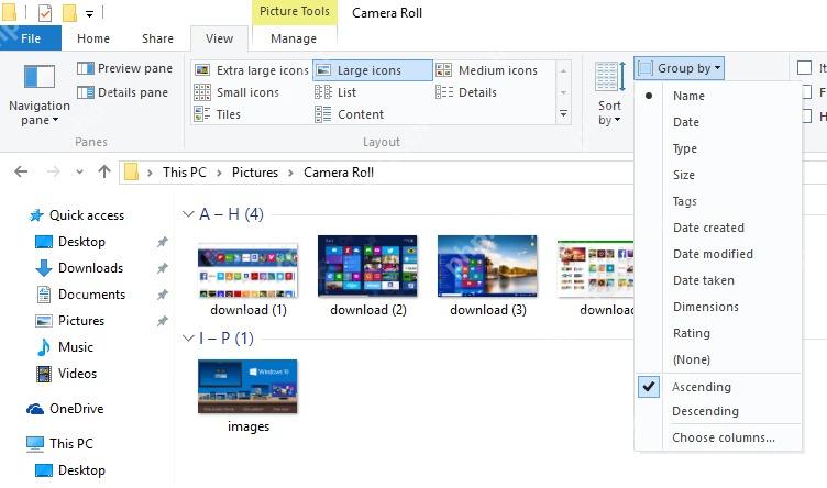 Win10 相机胶卷文件夹中保存相机拍摄的视频文件