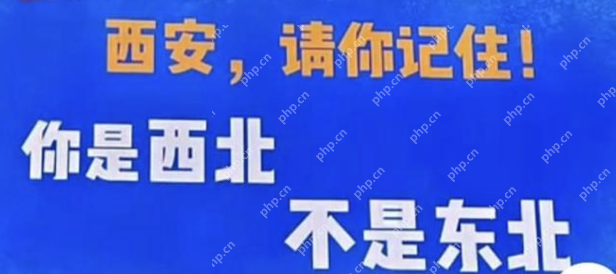 “西安请记住你是西北不是东北”，网友：哈哈现在都有点乱套了 - php中文网