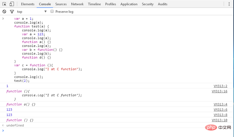 JavaScript 사전 컴파일 프로세스의 상세 분석(코드 예)