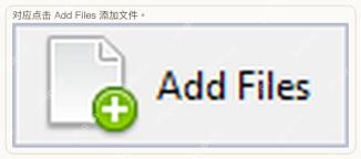 ReNamer 的 Add Files 按钮用于把文件加入列表。