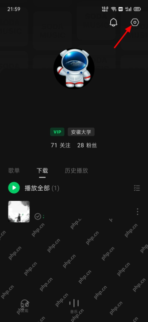 汽水音乐怎么清理应用缓存