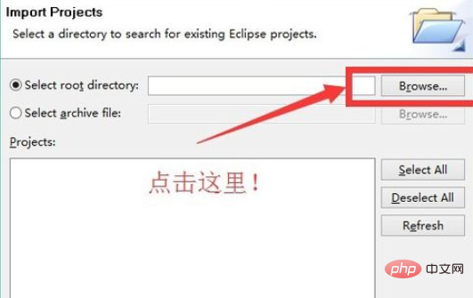 How to import java files in eclipse