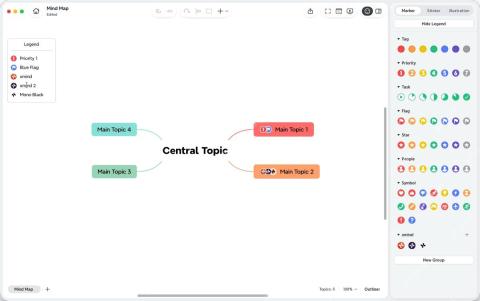 Xmind Pro 主题旁显示任务进度标记结果。