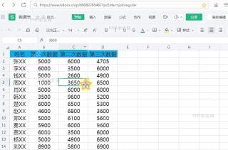 如何进入协作模式一起编辑表格?设置效果