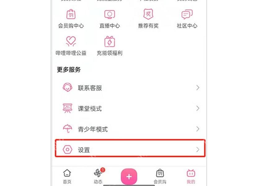 哔哩哔哩我的页面中的设置入口_哔哩哔哩怎么调整推荐内容_哔哩哔哩内容推荐偏好调整指南 - php中文网