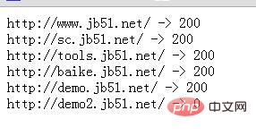 php detects whether the website is opened normally