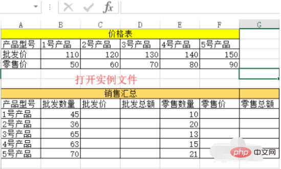 Excel에서 함수를 사용하여 데이터를 참조하는 방법은 무엇입니까?