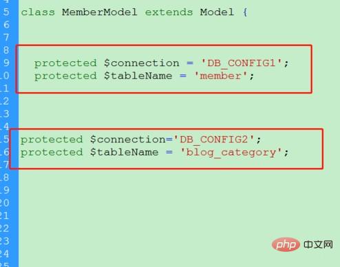 Comment changer de base de données dans le modèle thinkphp323