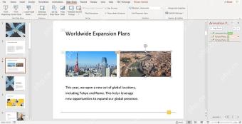 PowerPoint 动画窗格中调整多个动画的播放顺序