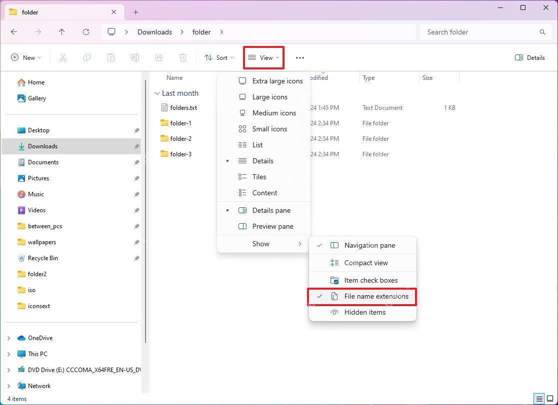 win11怎么显示文件扩展名_win11文件后缀名显示步骤 - php中文网