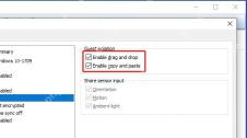 VMware Workstation Guest Isolation 区域勾选 Enable drag and drop