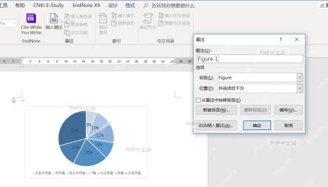 Word文档中题注显示效果